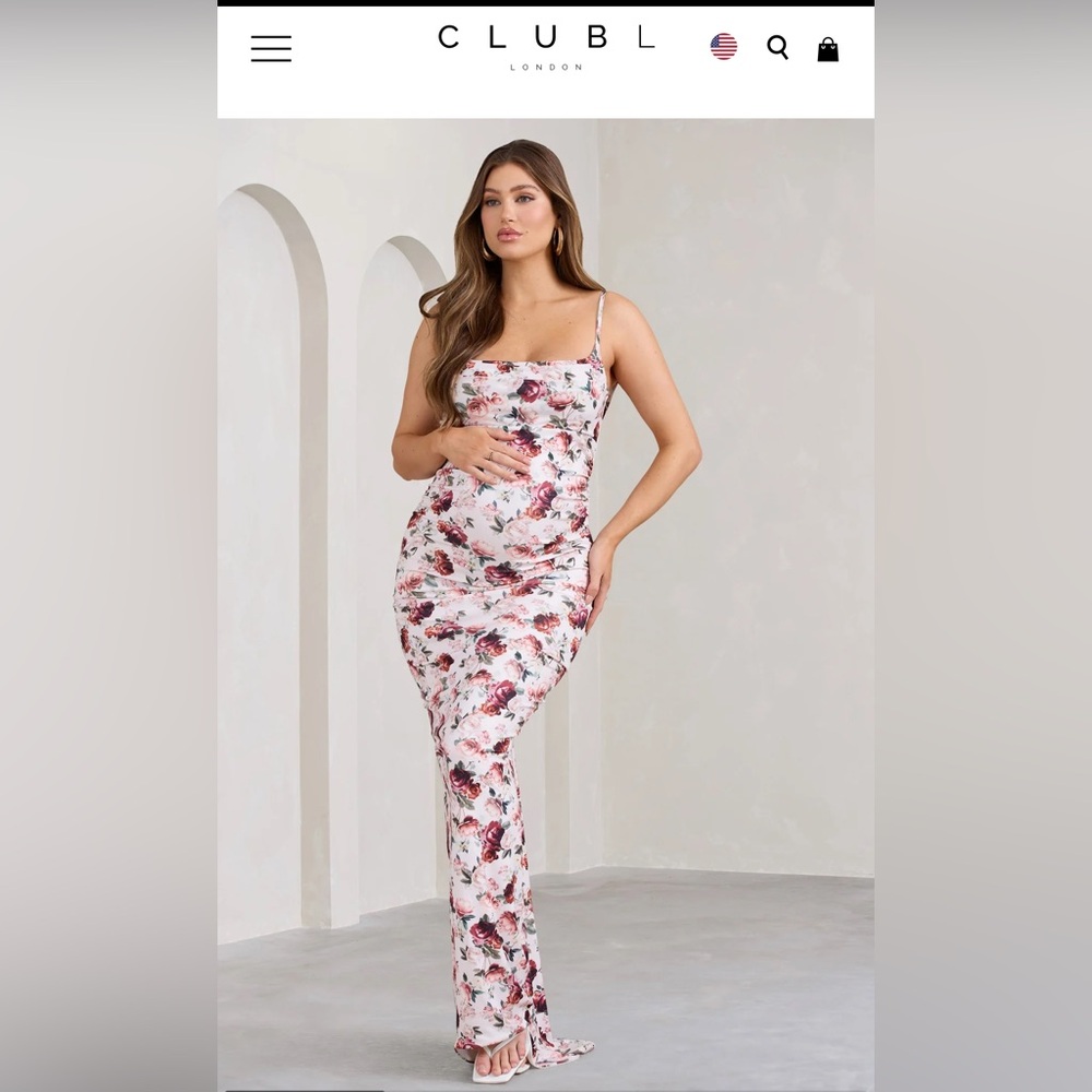 Floral Maternity Dress